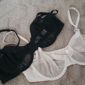 Auden mesh underwire bras 34b